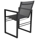 Black garden chair vevi (brafab)