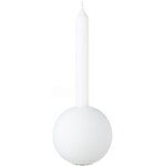 Baltas žvakidės rutulys („Cooee“ dizainas)