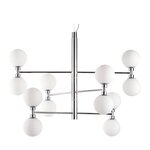 White and silver pendant light (grover)