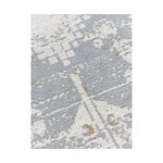 Vaaleanharmaa kuviollinen puuvillainen pyöreä matto (neaple)d=120 kokonaisena