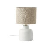 Beige-white table lamp (yoke) intact