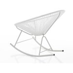Valkoinen design-nojatuoli numana (tomasucci), jossa kauneusvirhe