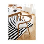 Must-Valge Triibuline Villane Vaip (Donna)160x230