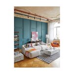 Must-Valge Triibuline Villane Vaip (Donna)160x230