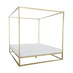 Auksinė lova su baldakimu (belle) 180x200 su grožio defektu