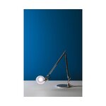 Silver design table lamp with tolomeo (artemis) beauty flaws