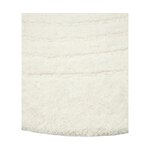 Cream round wool patterned rug (mason)d=200 whole