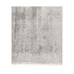 Greyish-beige hand-woven viscose carpet (jane) 400x500cm with blemishes