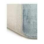 Gaiši zils ar rokām austas viskozes paklājs (jane) 200x300 ar skaistuma trūkumu