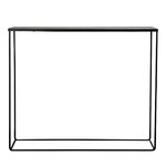 Musta metallikonsoli pitkänomainen (by on)