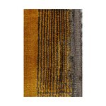 Sinepju dzeltenā viskozes paklāja zole (kare dizains) 170x240 neskarta