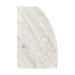 Dekoratīvā marmora servēšanas šķīvis (como) neskarts