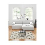 Gray modular corner sofa (melva) 240cm with beauty flaw