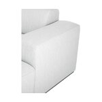 Gray modular corner sofa (melva) 240cm with beauty flaw