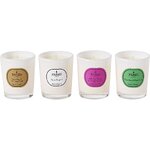 Set of 4 scented candles vintage aromatherapy (parks london) with beauty bug
