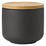 Black cup with lid theo (stelton)