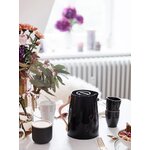 Black cup with lid theo (stelton)