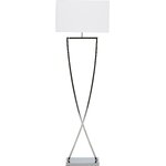 White-silver floor lamp from Toulouse (villeroy &amp; boch) with a beauty flaw