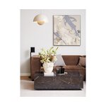 Musta design-sohvapöytä lesley pieni kauneusvirhe