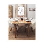 Solid wood dining table (archie) 90x160 with minor blemishes