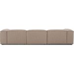 Светло-коричневый большой модульный диван (Леннон) с изъянами красоты