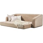 Cream design sofa bed (eliot) intact