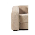 Kreminio dizaino sofa-lova (eliot) nepažeista