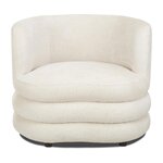 Cream design armchair (solomon) intact