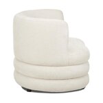 Cream design armchair (solomon) intact