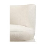 Cream design armchair (solomon) intact