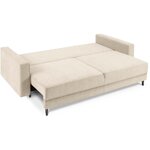 Light beige sofa bed fano (besolux) with a beauty flaw