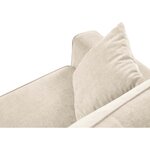 Light beige sofa bed fano (besolux) with a beauty flaw