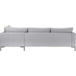 Light gray corner sofa (luna)