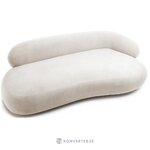 Cream design sofa (alba) with cosmetic flaws