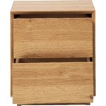 Light brown bedside table (noel) with cosmetic defects