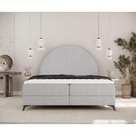 Pelēka dizaina kontinentālās gultas aplis (maison de reve) 140x200