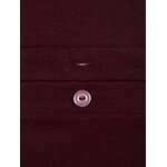 Burgundy flannel duvet cover (biba) 240x220cm