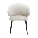 Beige samettituoli (celia) pieniä puutteita