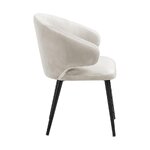 Beige samettituoli (celia) pieniä puutteita