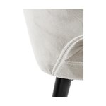 Beige samettituoli (celia) pieniä puutteita
