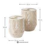 2 veļas grozu komplekts (Gabe)