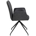 Leather swivel chair (actona)