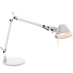 Белая настольная лампа tolomeo (артемид)