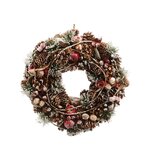 Christmas wreath frost
