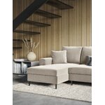 Light gray velvet corner sofa bed moghan (micadon home) intact