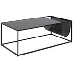 Black coffee table seaford (actona)