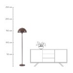 Dark brown floor lamp (matilda) minor cosmetic flaws