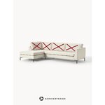 Gaiši bēša stūra dīvāns (Luna) 280x184