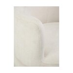 Cream design armchair (solomon) with a beauty flaw
