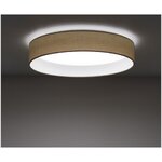 Gaiši bēša led griestu lampa (helen) neskarta